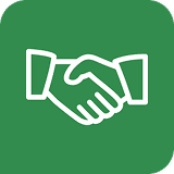 Business agreement handshake illustration