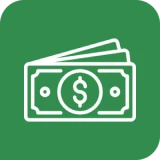 Dollar bills graphic design